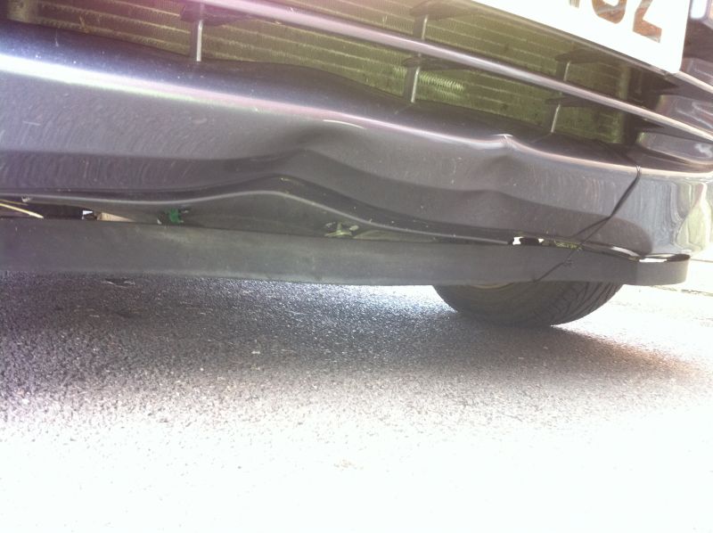 Bumper repair on a Nissan Micra